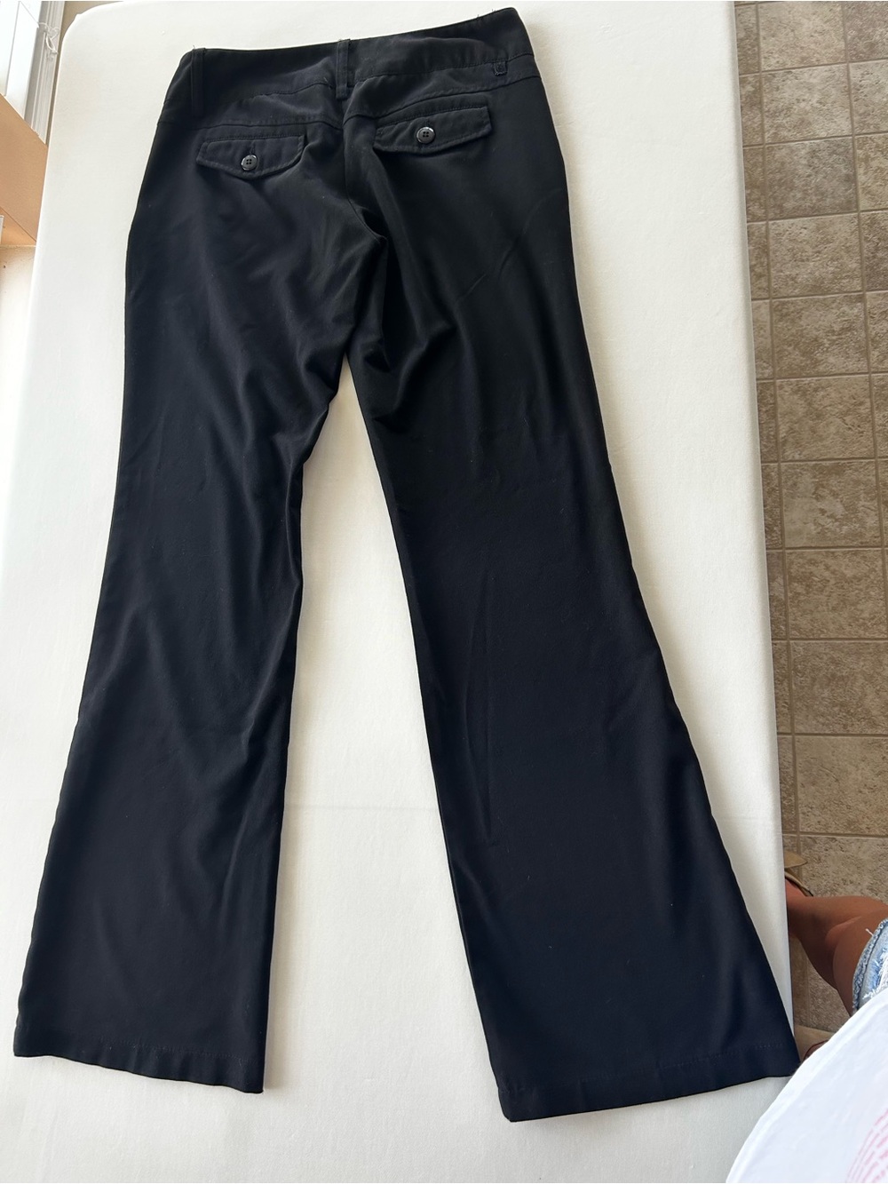 Joe Benbasset Black Pants with Pink Logo Tag